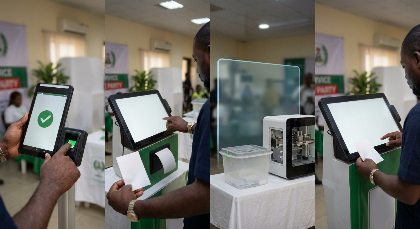 Members voting online during a Nigerian professional institute AGM election