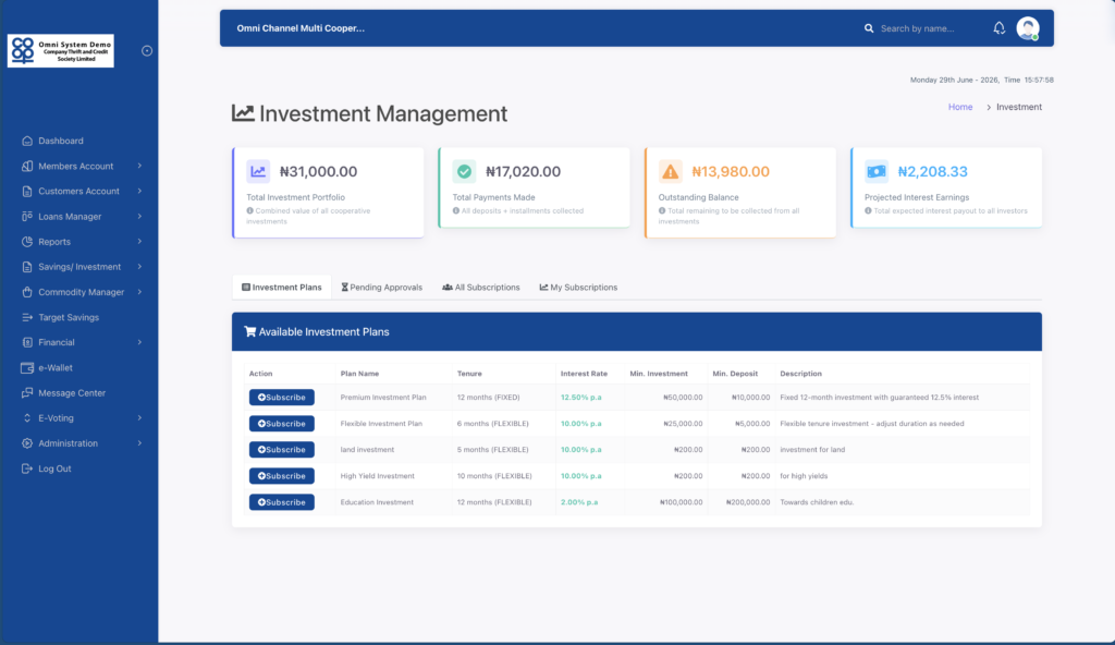 Coopsolve Cooperative Management System