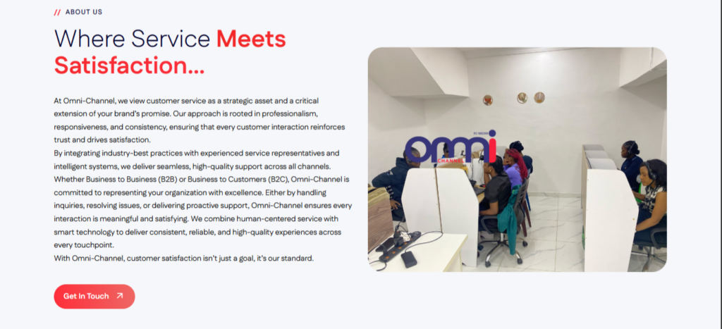 Omnichannel Outsource Nigeria